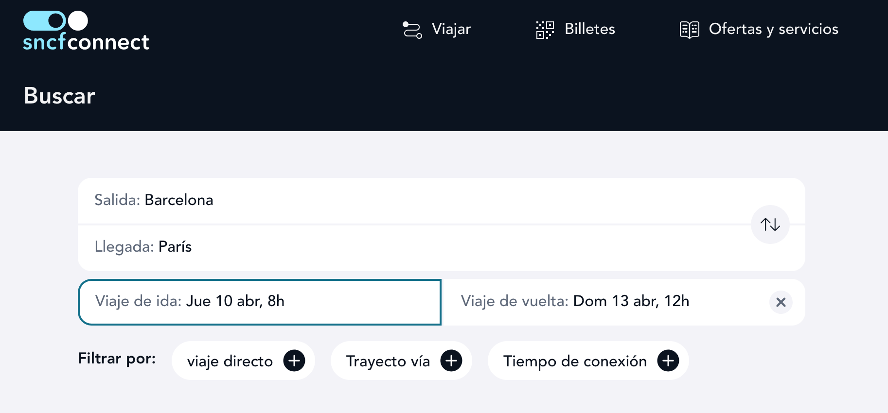 cómo comprar billetes de tren de Barcelona a París